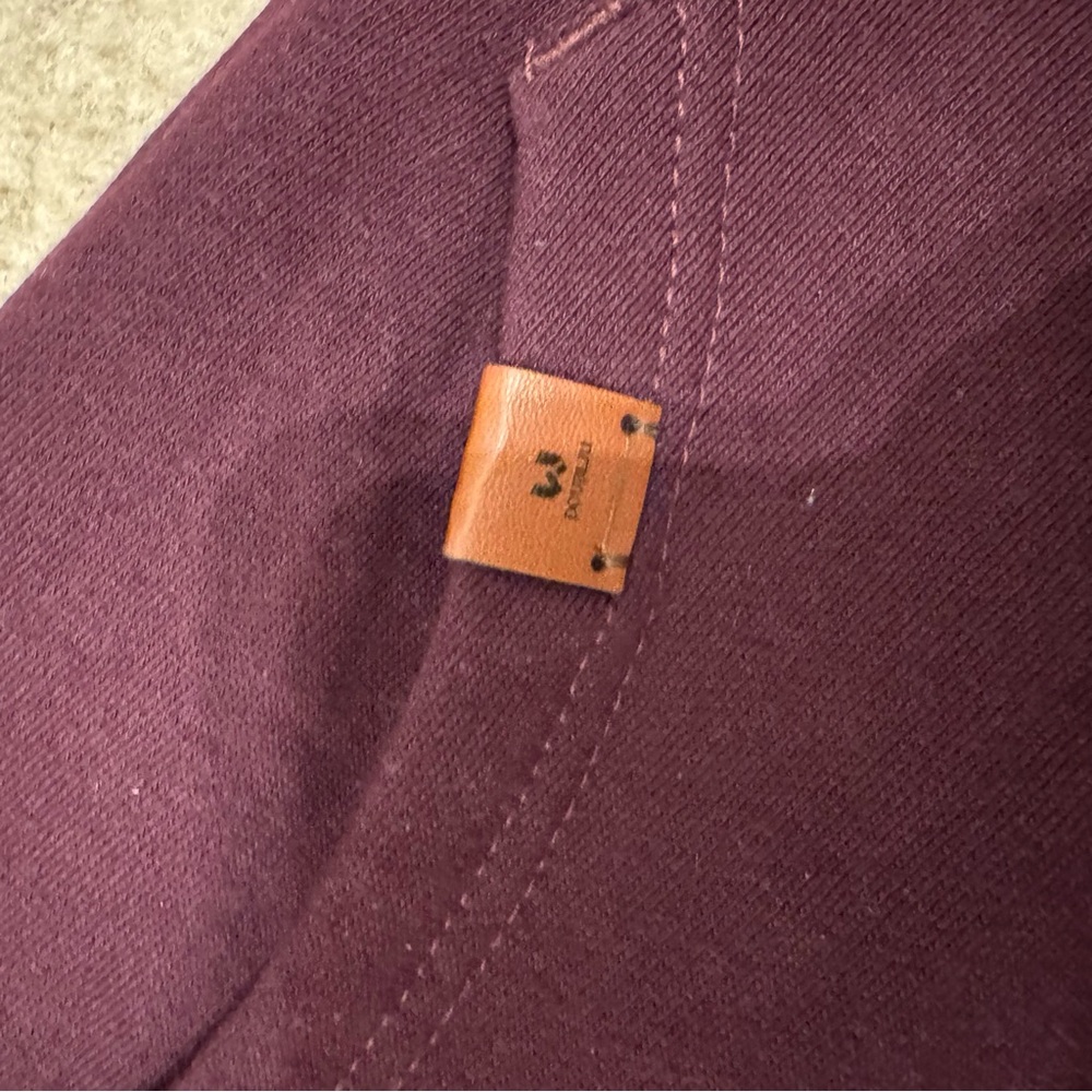 Doublju burgundy Hoodie with White strings Women’… - image 6